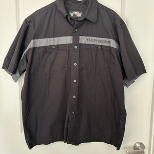 Harley-Davidson Men's Black Mechanic’s Shirt